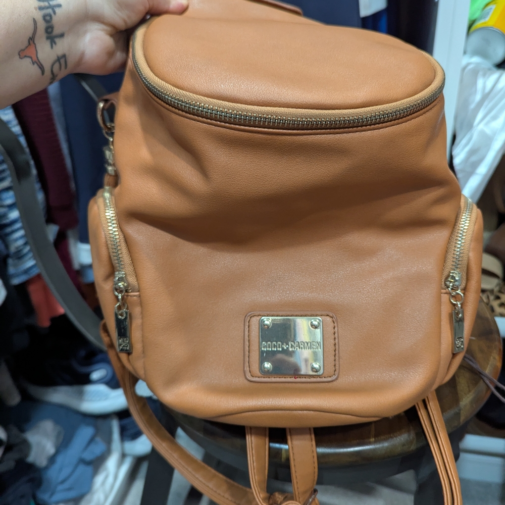 Coco + Carmen Tan Backpack